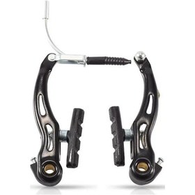 Resim Youmex Bisiklet Fren Seti V-brake Tamiri İçin Metal Klasörlü Montajlı Tüm Bisikletlere Uygun Fren Bloku Ve Aksesuarlar 