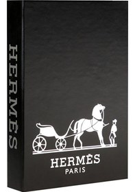 Resim Herm Siyah Gümş Dekoratif Kitap Kutu 
