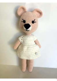 Resim Amigurumi Ayıcık Sağlıklı Oyuncak El Örgüsü 