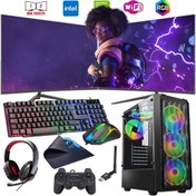 Resim ROGAME İ7 12700f 16gb Ddr4 1tb M2 4gb Gtx1650 Çift 24" Monitörlü Oyun Bilgisayarı (GAMİNG SET) 