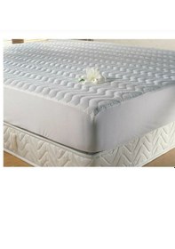 Resim Kapitoneli Çift Kişilik Yatak Koruyucu Alez 