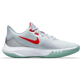 Resim Nike Precision V Basketball Shoes Grey Unisex Basketbol Ayakkabısı Gri 