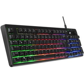 Resim Acer Emachines, Eak860, Siyah, Usb Kablolu, Rainbow Backlight, Membran Tuşlar, Türkçe Q, 100 Tuşlu, Gaming Klavye 12934554 