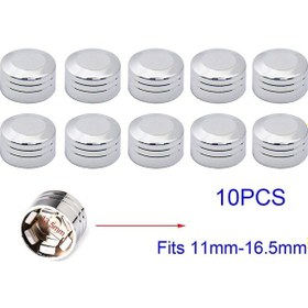 Resim Mufunye Harley-davidson Motosiklet Başlık Kapakları, Cnc Alüminyum, 10 Adet, Krom/siyah, 11-16.5mm 