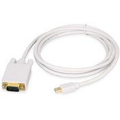 Resim 1.8 Metre Mini Displayport (Thunderbolt) To VGA Çevirici Kablosu 