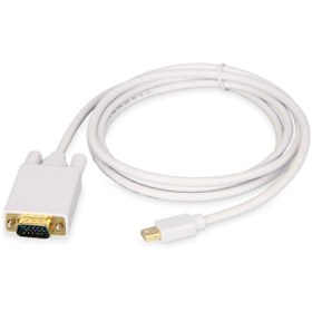 Resim 1.8 Metre Mini Displayport (Thunderbolt) To VGA Çevirici Kablosu 