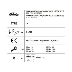 Resim Yatay Söktak Volkswagen Caddy 