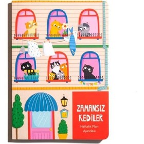 Resim Melimelek Kediler Zamansız Ajanda 4 Tb-022 Çok Renkli 