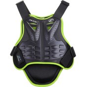 Resim Suntek Dirtbike Green M Için Motosiklet Koruma Yeleği Omurga 