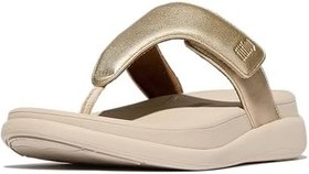 Resim FitFlop Kadın F-Mode Go Ayarlanabilir Flatform Toe-Post Sandalet Takoz 