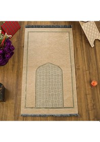 Resim Selçuklu Desenli Lüks Şönil Seccade - Krem 66 X 120 Cm 520 Gr 