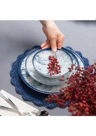 Resim Güral Porselen Atina 24 Parça Yemek Seti Reaktif Dg 1502 