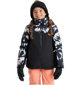 Resim Roxy Galaxy Gırl Jk Kız Çocuk Anthracite - Plaid 2 Snowboard Ceketi Ergtj03200-6457 Siyah 