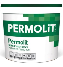 Resim Permolit Süper Tavan Boyası 3.5 kg Mat Beyaz Renk İç Mekan Kullanımı için Yüksek Kapatıcılık 