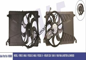 Resim Ford Focus (2004-2011) Fan Motoru Komple +AC 1.6 Tdci (Kale) 