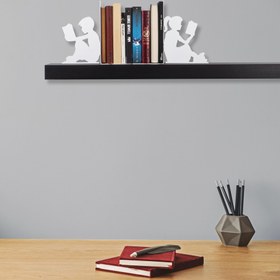 Resim KT-010-A Dekoratif Metal Kitap Tutucu | ByLamp 