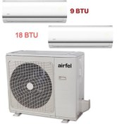 Resim Airfel 2LMX50N (18 BTU) 1 Dış Ünite + 2 İç Ünite (9+18 BTU) Inverter Klima 