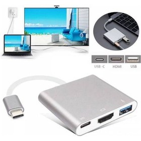 Resim Usb 3.1 Type-C To Hdmi Apple Uyumlu MacBook Gm G5 Note 7 LG G5 Chromebook 
