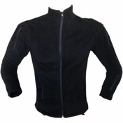 Resim FLAŞ Siyah Taktik Polar Mont 5 Cepli Askeri Tip Tactical Polar Mont 