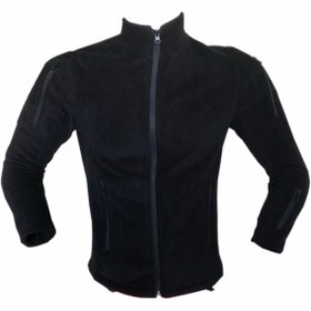Resim FLAŞ Siyah Taktik Polar Mont 5 Cepli Askeri Tip Tactical Polar Mont 