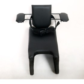 Resim TVS JUPİTER Motosiklet Çocuk Koltuğu, Emniyet Kemerli, Siyah Deri, Kollu, 2-8 Yaş Arası, Hediyeli 