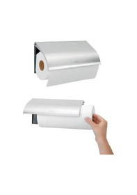 Resim Brabantia Havlu Kağıtlık Duvara Monte Matt Steel 313868 Krom 