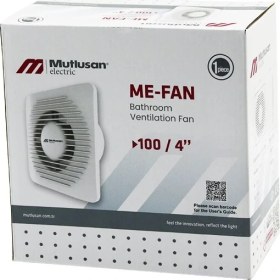 Resim Kont MUTLUSAN-001 211 000 100 00 00 Me-Fan 1004&QUOT;BANYO Tuvalet Havalandırma Aspiratörü 12W 2450RPM 100M3/H (5067) 