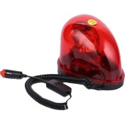 Resim Kırmızı 12V Salyangoz Tipi Döner Araba Alarm Işıkları Uyarı Işığı (Yurt Dışından) 