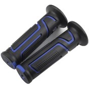 Resim Hightower Ktm Yamaha Pit Motocross İçin 8 Renk Mavi Jel Tutamak 22-24mm Universal Motosiklet Grip 