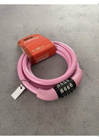Resim Impact Şifreli Bisiklet Kilidi 8 x 1000 MM Pembe 