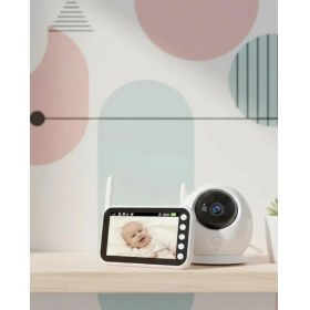 Resim HERŞEYBURDAMODA Büyük Ekranlı Bebek Kamerası Canlı Izleme ve Ses Dinleme 