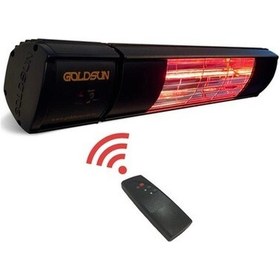 Resim Goldsun Aqua Gsa20p 2000w Kumandalı Su Korumalı Açık Alan Elektrikli Infrared Isıtıcı 