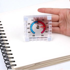 Resim Mersi SHOP Bimetalik Yapışkanlı Kare Termometre -50°c 50°c Isı Ölçer Seralar Için Pratik Sıcaklık Göstergesi 