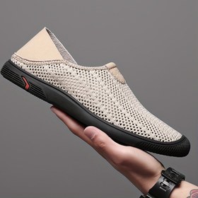 Resim Erkek Trendy Yeni Rahat Kayma İş Formal Loafers, Nefes Alabilir ve Şık, Çok Yönlü İngiliz Retro Açık Hava Sporları Rahat Ayakkabılar. 