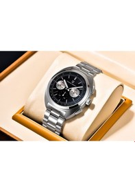 Resim Pagani Design Pd-1782 Kronograf Analog Saat, Safir Cam ,10bar Su Geçirmez, Japon Vk63 Hareketli Erkek Saati Siyah Diğer 