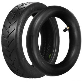 Resim Yuntech01 Xiaomi 8,5 İnç Lastik Seti - 1 Dış Lastik + 1 İç Lastik, Siyah Kauçuk Ve Naylon Malzeme 