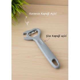 Resim Berina Home Çok Amaçlı Kapak Açacağı - Kavanoz Kapağı Açacağı & Meşrubat Açacağı - Şişe Açacağı - Yerli Üretim 