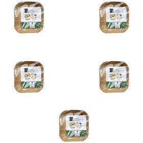 Resim Dmr Esmer Airfryer Fırın Fritöz Tepsi Pişirme Kızartma Kağıdı - Kare - 20 Cm. -5 Paket - 250 Adet 
