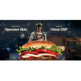Resim Call Of Duty Modern Warfare Iı Burger King Operator Skin 1 Hour 2xp Call Of Duty (Pc) 
