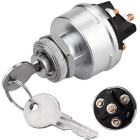 Resim Mr-195m Kontak Ateşleme Marş Anahtarı 4 Pozisyon 4p On-off 