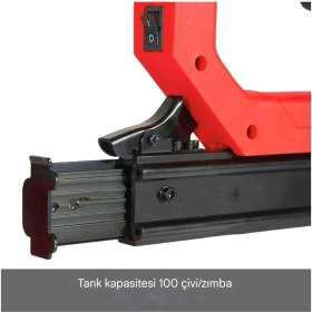 Resim İyisi Yok Elektrikli Zımba & Çivi Çakma Makinası Mobilya Montaj Tahta Ev Inşaat Bahçe Işleri 