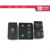 Resim Range Rover Sport L494 Makyajsız için Konsol Düğme Kapağı Off Lu N11.14081 