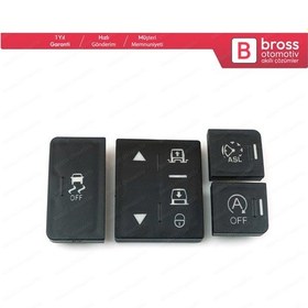 Resim Range Rover Sport L494 Makyajsız için Konsol Düğme Kapağı Off Lu N11.14081 
