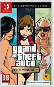 Resim Rockstar Games GTA The Trilogy The Definitive Edition Nintendo Switch Grand Theft Auto Oyunu 