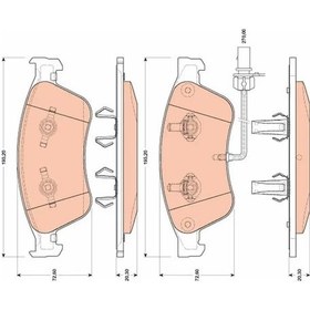 Resim Audi A6 C6 On Fren Balatasi 2.0 Tdi 2005-2011 Trw Gdb1811 