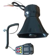 Resim HORN 7 Sesli Mikrofonlu Dadatlı Siren Ithal 100 Wat 