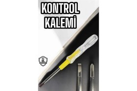 Resim TKÇ Test Cihazı Kontrol Kalemi Çift Başlıklı Şeffaf Elektrik Testi 