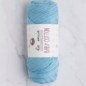 Resim La Mia Baby Cotton Mavi El Örgü İpi - L041 - 33640 