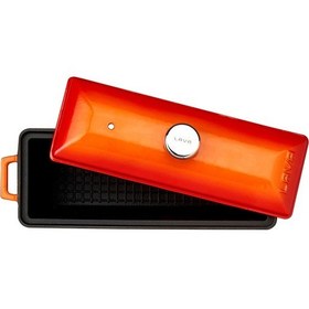 Resim Lava Döküm Ekmek Kabı / Terrine Ekmek Tenceresi Dikdörtgen Ölçü 1 