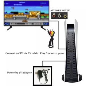 Resim MKMTEKNOLOJİ Atari 200 Oyunlu Konsol Makinası Çift Kollu 